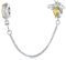Sicherheitskette für Pandora Armband-925 Sterling Silber Clip Lock Stopper Charm Spacer Beads für Charms Armbänder