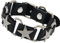 SEARUB Punk Vintage Gürtelschnalle Armband Stern Manschette Armband Hip Hop Leder Manschette Armband Gothic Pentagramm Armband Verstellbares Pentagramm Armband
