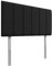 STOREX Plush Fabric Padded Lined Headboard For Devan Bed Bedroom Furniture Size 2Ft 6Inch/ 3Ft/ 4Ft/ 4Ft 6Inch/ 5Ft /6Ft -20 Inch Height 20inch (Black, 20inch Height 3Ft Single)