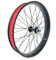 SZWEDI 26 x 4,0 Fatbike-Rad, zum Anschrauben, 66 cm (26 Zoll), doppelwandige Lagernabe, 36 x 13 G, Speichen, 135 mm, Dropout-Scheibenbremse, elektrisches Fatbike-Vorderfelgen-Set
