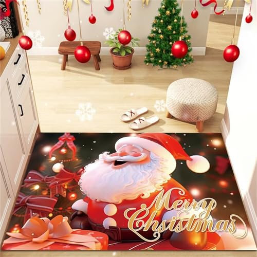 RUGMRZ Teppische Modern Weihnachten exklusiv Designer Rosa küchenteppich waschbar Sofa jugendzimmer teppische modern Teppich weihnachten200x300CM