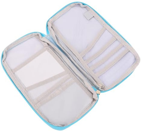 VALICLUD 3stücke Reise-dokumentenhalter Mit Reißverschluss Multifunktionale Ausweis Und Kreditkartenhülle Geeignet Für Reisepass Id Bargeld Und Fotos Stylisches Design Für Männer Und