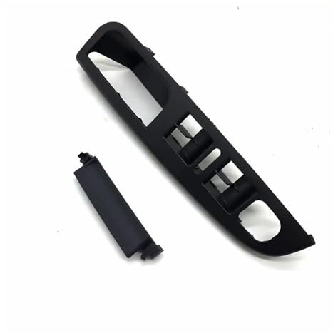 Poignée Porte Intérieure Ensemble De Couvercles De Poignée Porte Intérieure pour VW pour Golf 5 pour GTI MK5 pour Jetta MK5 Couleur Noire Poignée Intérieure (Size : 2 pièces)