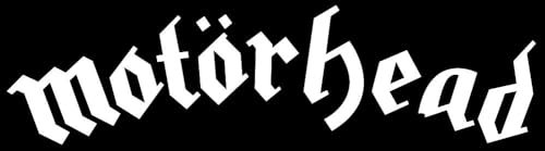 Motörhead Logo Mini-Aufkleber Sticker Lemmy ca.13x3 cm weiß
