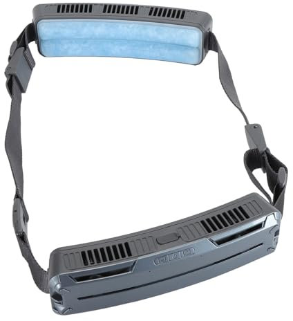 Ventilateur de Taille, Ventilation Grand Angle, Débit D'Air élevé, Trois Vitesses D'Air, Confortable à Porter, Ventilateur de Ceinture Portable, Ventilateur de Voyage,