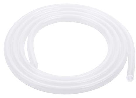 YIEMI Silikonschlauch - Transparenter Gummischlauch für Haushalt, Trinkwasser, Industrie - 6mm ID x 9mm OD, 1.5mm Wandstärke, 4 Meter Länge