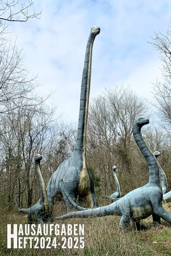 Hausaufgabenheft 2024/2025: Dinosaurier - Schulplaner und Wochenplaner Mit Raum Für Notizen, Mein Programm Und Mehr