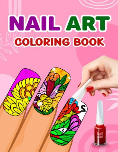 Nail Art Coloring Book