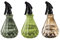 Oiiurly 3 Pcs Spray Bottles 500ml Water Spray Bottle with Adjustable Spray Head Mist Spray Bottle Empty Spray Bottle Refillable Plastic Spray Bottles for Home Cleaning Gardening Plants Hairdressing