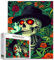 Tucocoo Skeleton Smoking Jigsaw Puzzle 1000 Pieces Puzzles for Adults, Green Garden Roses Skull Art Puzzles for Challenging Family Activity Games Colorful DIY Craft Puzzle for Home Wall Decor Gifts