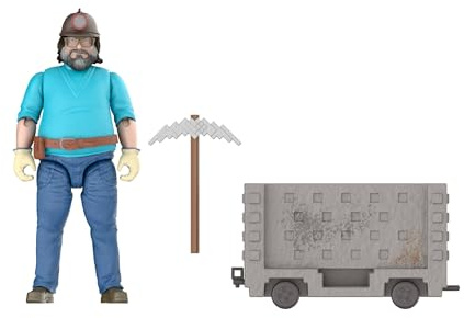 Mattel Minecraft Minecart Escape Action Figure Set with Steve | Explosive Minecart Escape with 4-inch Steve & Mining Accessories, Toy Collectible Inspired by the Movie, JGP20