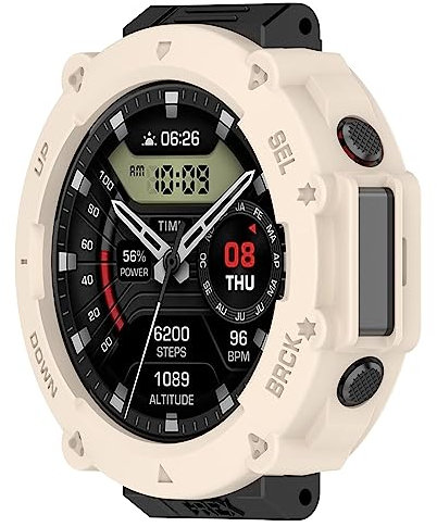 Custodia protettiva per AMAZFIT T-Rex Ultra, custodia flessibile in silicone, antiurto, antigraffio, accessorio per smartwatch AMAZFIT T-Rex Ultra (solo colore starlight)