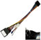 Adattatore per ISO Autoradio, 16 pin Adattatore Autoradio, Connettore per ISO Autoradio, per Presa Standard per Autoradio Android con Linee di Controllo del Volante e Inverso
