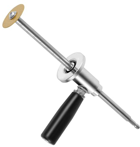 BOXOB PVC Rohr Innenschneider mit Diamant Schleifscheibe und Griff, Edelstahl Innenrohrschneider Werkzeug für Rohrleitungen von 1-1/2 bis 8, 7 Einstellbare Schnitttiefe