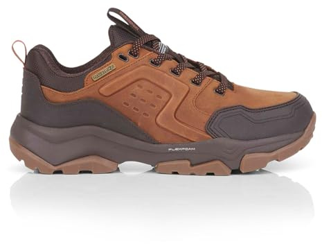 Northwest Territory Men's K2 Waterproof Leather Hiking & Walking Shoes | 3M Thinsulate thermal insulation. Durable leather upper with waterproof membrane. Rugged non-slip grip for outdoor trails.