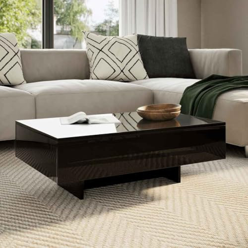 LLEZKBR Tables-Accent Tables-Coffee Tables-Coffee Table High Gloss Black