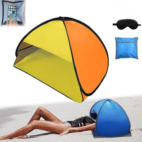 Sonnenschutz Baby Strand kombiniert mit Wurfzelt Baby, UV-beständig & leicht – perfekte Lösung für Junge Familien