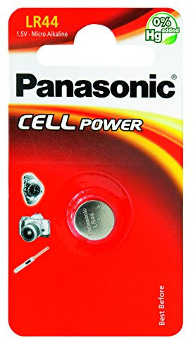 Panasonic LR44 V13GA, A76, 82, LR1154, 357A Knopfzelle