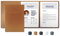 10 Stück 3-teilige Bewerbungsmappen Kupfer Metallic mit 2 Klemmschienen - Premium-Qualität mit hochwertiger Prägung BEWERBUNG - direkt vom Hersteller STRATAG