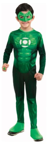 Generique - Disfraz de Linterna Verde para niño