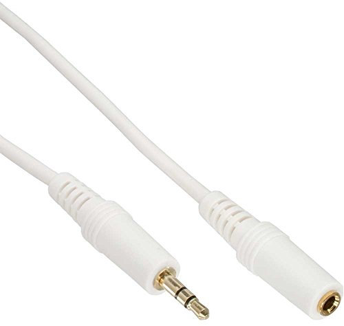 InLine 99937W cable de audio 10 m 3,5mm Blanco - Cables de audio (3,5mm, 3,5mm, 10 m, Blanco)