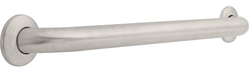 Delta Faucet 40124-SS Grab Bar with Concealed Mounting, 1-1/2-Inch x 24-Inch, Stainless