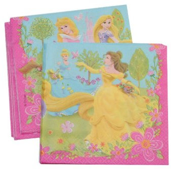 alles-meine.de GmbH 20 STK. Servietten Prinzessin Princess Geburtstag Kinderparty Kindergeburtstag Dornröschen