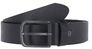 Reell All Black Buckle Belt, Gürtel Herren, Ledergürtel für Männer