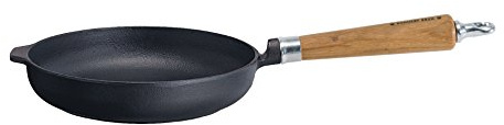 Ronneby Bruk 120190 Maestro Exclusive Line, Bratpfanne mit abgerundeter Seite, Ø 25 cm, Gusseisen, schwarz