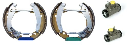 FERODO FMK187 Bremsenset Trommelbremse Bremsbacken Satz mit Radbremszylinder Hinten Kompatibel mit PEUGEOT 106 II Schrägheck 1A, 1C 106 I 1A, 1C 106 II Kasten/Schrägheck 1S, CITROËN SAXO S0, S1 | Kompatibel mit: CITROËN AX, SAXO, PEUGEOT 106 I, 106 II, 106 Van II Kasten/Schrägheck