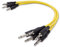 KORG MS-CABLE-YL Patch Cable Set, Pack of 5, Yellow