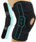 Vive Hinged Knee Brace - Open Patella Support Wrap for Women, Men - Compression for ACL, MCL, Torn Meniscus Ligament and Tendonitis - for Running, Athletic Tear and Arthritis Joint (Black)