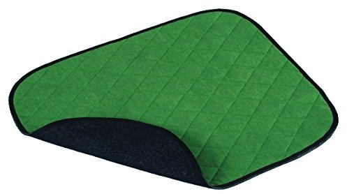 CARELINE Inkontinenz-Sitzauflage, hohes Saugvolumen, waschbar bis 95 Grad, formstabil, 40 x 50 cm, Farbe Grün