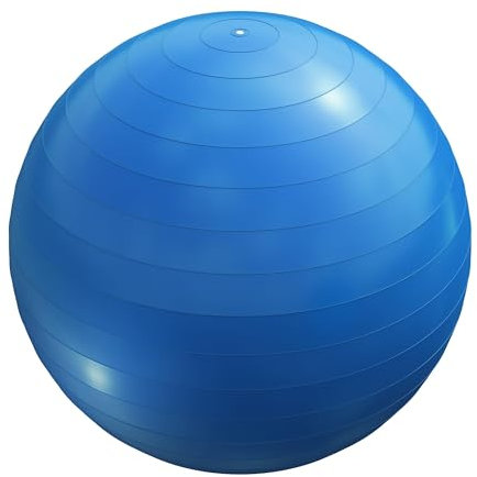 GORILLA SPORTS® Gymnastikball - inkl. Luftpumpe, 55cm, 65cm oder 75cm, bis 500kg Belastbar, Anti-Burst, rutschfest, Farbwahl - Sitzball Büro, Yoga Ball, Balance Ball, Fitnessball, Trainingsball