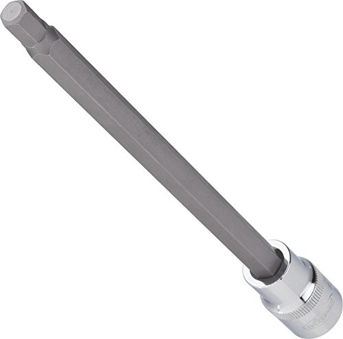 VIGOR Schraubendrehereinsatz, V2087, 1/2″, Innensechskant Profil, SW 5 mm | Antrieb 1/2 Zoll (12,5 mm) Vierkant hohl, Abtrieb Innensechskant Profil, SW 5 mm, Länge l2 200 mm, 169 g