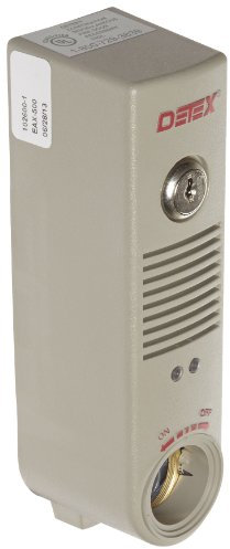 Detex Battery Powered Door or Wall Mount Exit Alarm, 2.10 W x 2.375 D x 7.70 L