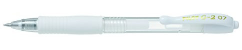 fiammella PILOTA confezione da 3 G2 07 a sfera penne gel, Bianco gesso