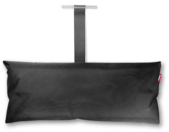 Fatboy® Headdemock Pillow | Hängematten-Kissen | Gemütliches Polyester Hängematten-Kissen | 70 x 30 x 13 cm (schwarz)
