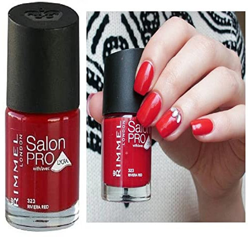 Salon Pro with Lycra 323 Riviera Red - Smalto effetto Gel