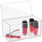 iDesign Kosmetik Organizer mit Deckel, großer Schminkorganiser aus BPA-freiem Kunststoff, stapelbare Acrylbox für Schminke, (20,3 x 10,2 x 10,2 cm), durchsichtig