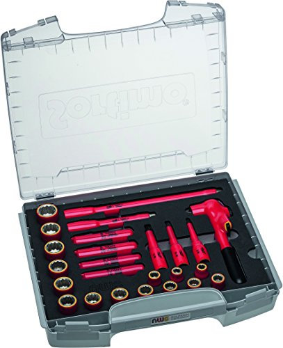 NWS 337-15 Steckschlüsselsatz 3/8 1000V in Sortimo I-Boxx, 25-teilig