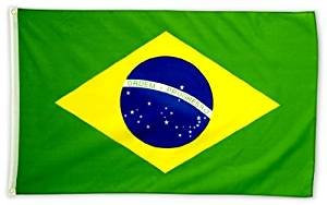 Runfon Drapeau Brésil Drapeau Brésil 150 x 90 cm