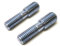 2x Universal Auspuff Krümmer Stehbolzen Adapter M8 auf M10 x 35 – Hochwertige Stehbolzen passend für Auspuffanlagen, 37,2mm Länge