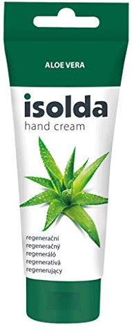 Isolda Handcreme Aloe Vera mit Panthenol 100 ml - regenerativ - sofort einziehende Pflegecreme Handbalsam Hand Creme (1 Stück)