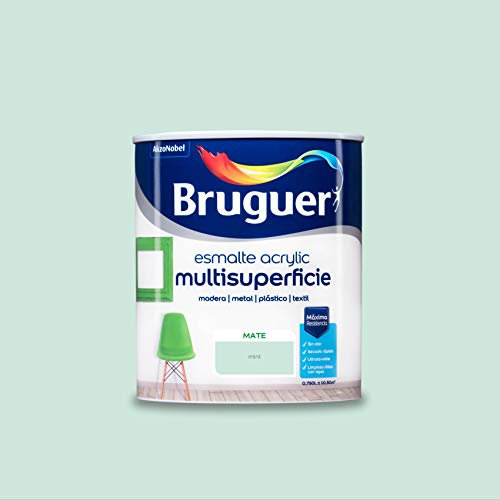 Bruguer Acrylic Multisuperficie Esmalte al agua Mate Mint 750 ml