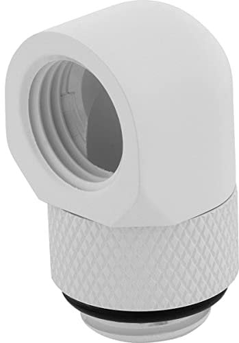 Corsair Hydro X Series, 90° Adapter drehbar, Doppelpack, Weiß One Size