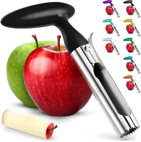 Zulay Kitchen Stainless Steel Apple Corer Tool