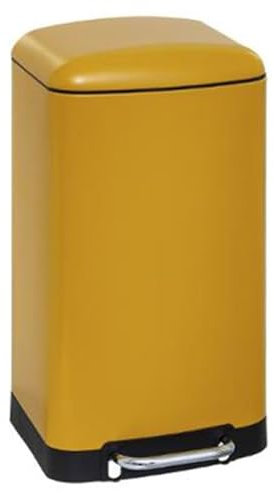 FIVE Simply Smart - Poubelle de Cuisine en Métal Ariane 30L Jaune
