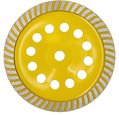 APLUS Diamond Cup Wheel Turbo 230 mm x 22.2 mm Grinder Disc Double Row for Concrete Stone Masonry