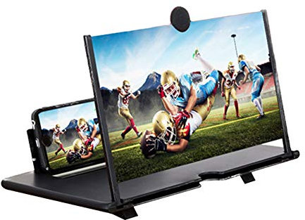 ZhiLianZhao 14 Zoll Hd Handy Bildschirmlupe, Zoom 3D Film Verstärker Für Faltbarer Telefonhalter Video- Und Spielbildschirmprojektion